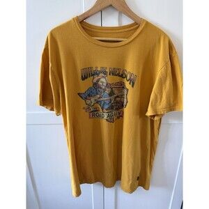 Willie Nelson On the Road Again T-Shirt Brixton XXL 100% Cotton